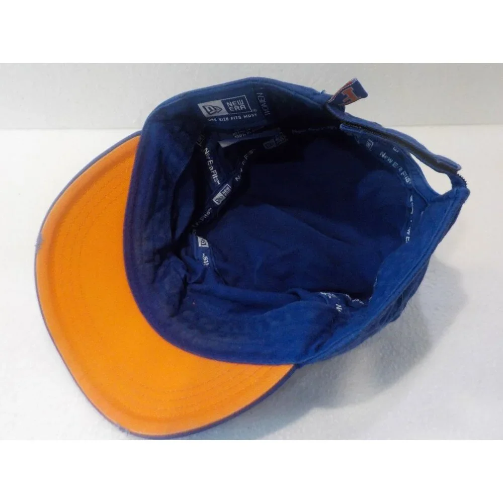 Florida Gators Distressed Strapback by New Era Royal Blue Ball Cap Hat Women OS